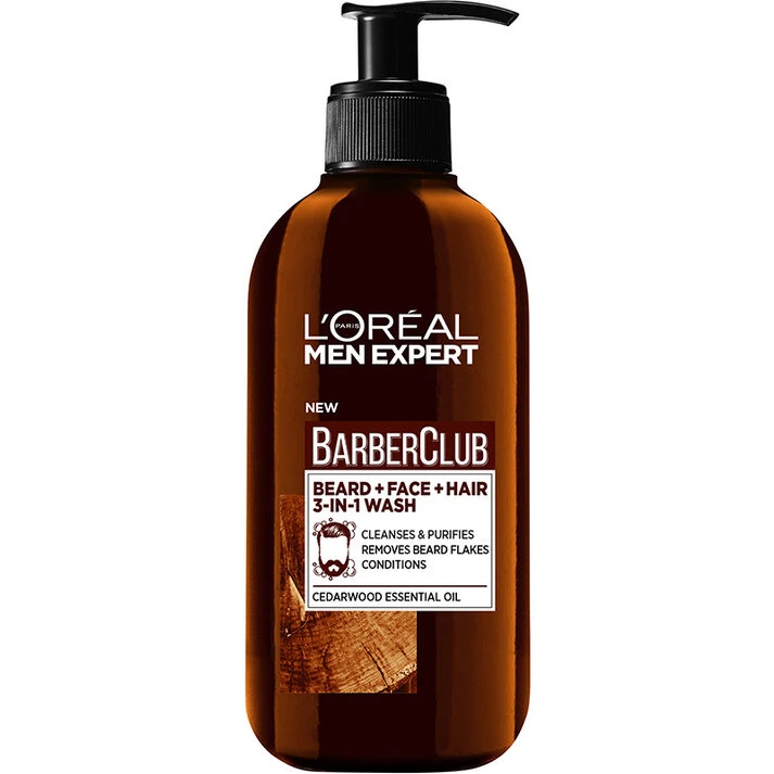 L'Oréal Men Expert BarberClub 3-i-1 Wash 200 ml