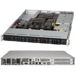 Supermicro SuperChassis 116AC2-R706WB2 1U Rack, 750W, Sort