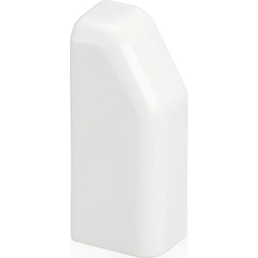 Rehau venstre endestykke SL 20/50 mm, hvid