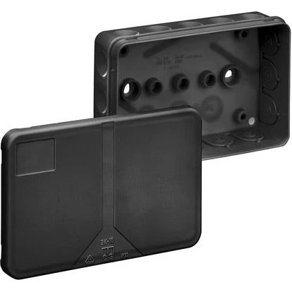 Spelsberg Membrandåse 2K16 IP55 130x85mm Sort