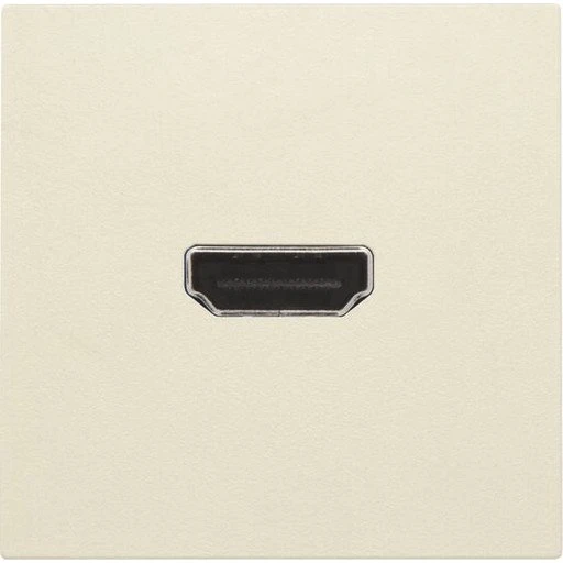 Niko HDMI udtag connector for stikmontering, creme