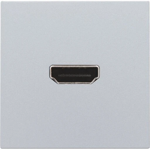 Niko HDMI udtag connector for stikmontering, sølv