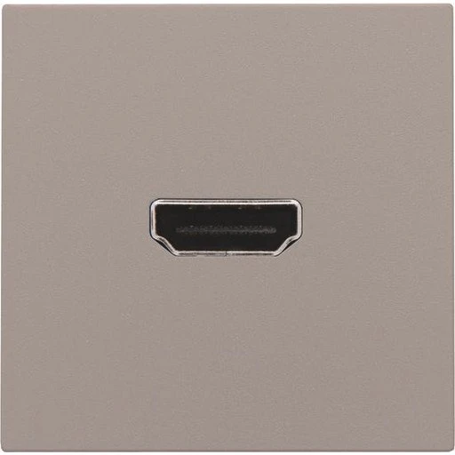 Niko HDMI udtag connector for stikmontering, bronze
