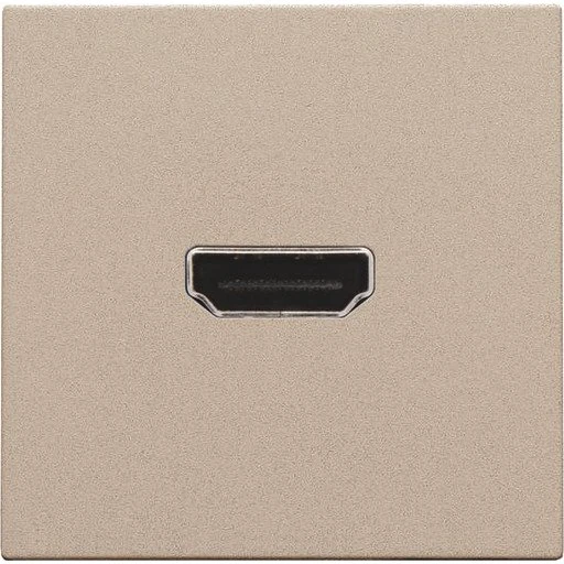 Niko HDMI udtag connector for stikmontering, beige