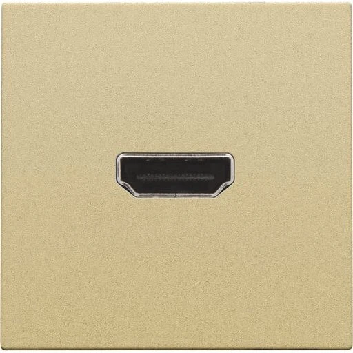 Niko HDMI udtag connector for stikmontering, guld