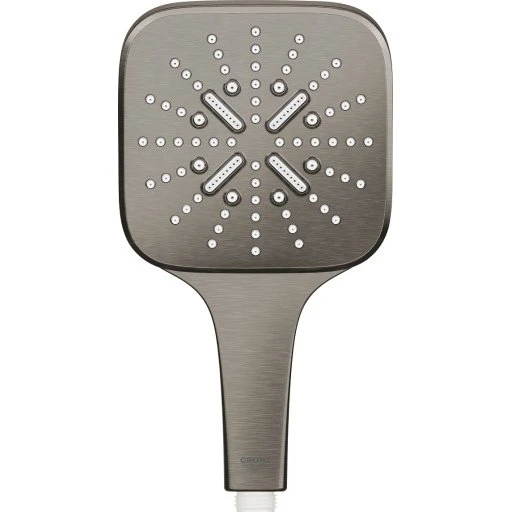 Grohe Rainshower SmartActive 130 Cube håndbruser, sort krom