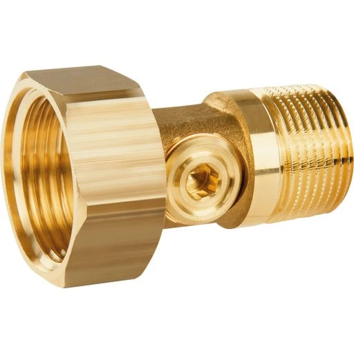 Resideo Braukmann 1" - 3/4" målerforskruning med kontraventil