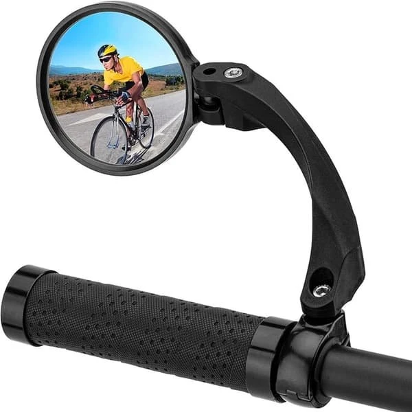 Rockbros venstre cykelbakspejl - Sort