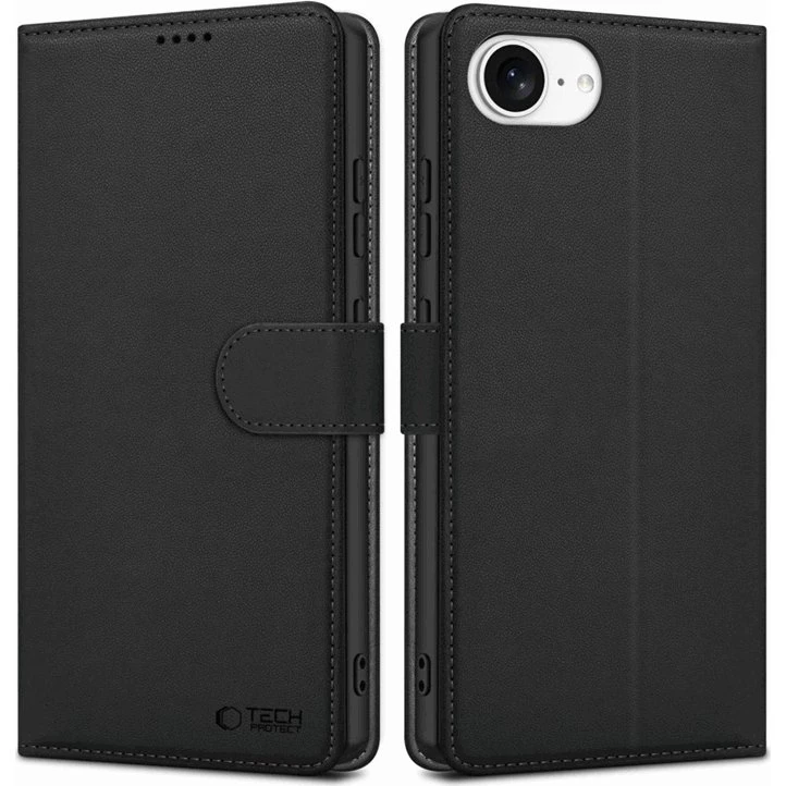 Tech-Protect iPhone 16e Pung Taske - Sort