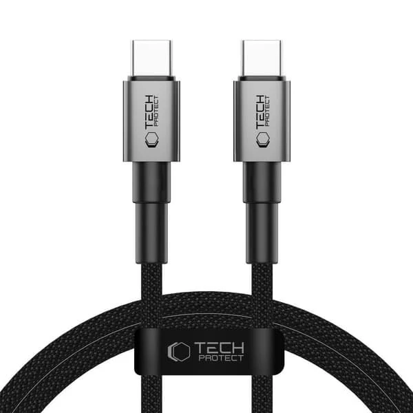 Tech-Protect Ultraboost DNA USB-C-kabel 60W 1m - Iron Grey