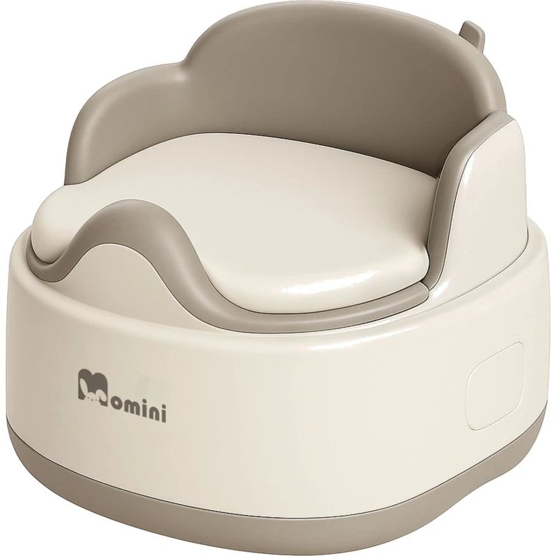 Momini Softi 3-i-1 Potte, Toiletsæde og Skammel - Beige