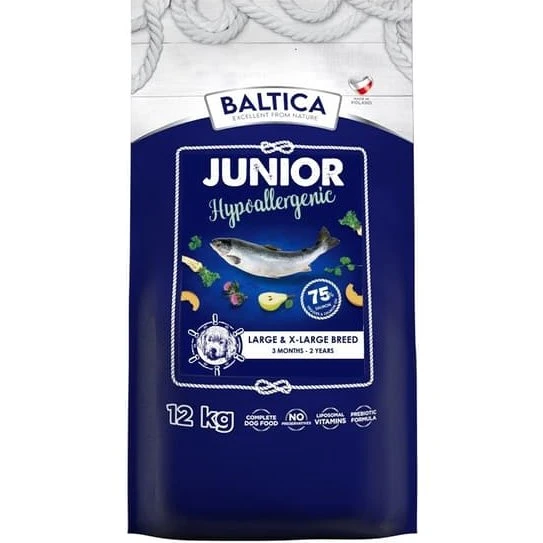 BALTICA Excellent Hypoallergenic Junior L/XL Laks 12 kg