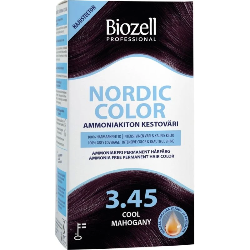 Biozell Professional Nordic Color 3.45 Cool Mahogany