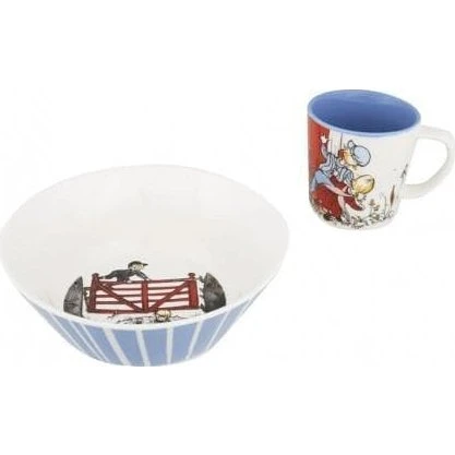 Martinex Emil i Lönneberga børneservice i porcelæn - 2 dele
