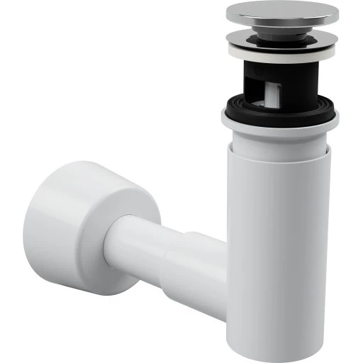 Easyclean afløbssæt, Ø40mm, 1 kumme, hvid