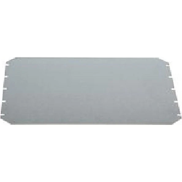 FIBOX Montageplade i forzinket stål 249x134x2 mm, MP 3019