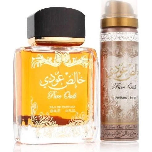 Lattafa Pure Oudi Gift Set - 100ml EDP & 50ml Deodorant