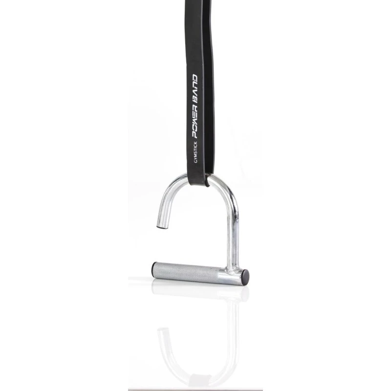 Gymstick Power Band Handle - Enhandshåndtag i kromstål