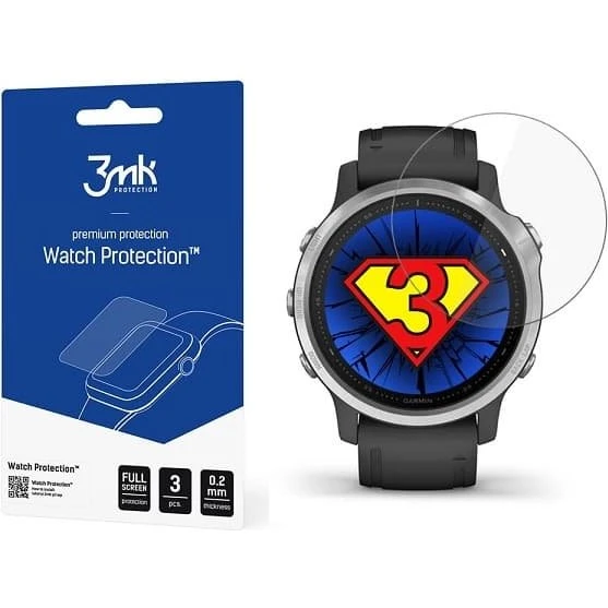 3MK FlexibleGlass Hybridglas til Garmin Fenix 6s