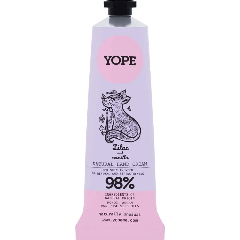 YOPE Botanical Hand Cream Lilac & Vanilla 50 ml