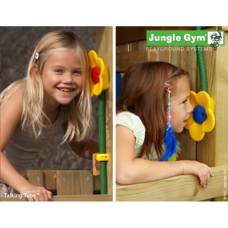 Jungle Gym Talerør - Farverigt kommunikationssæt til legestativ