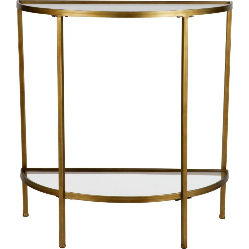 WOOOD Collection Goddess Sidebord - Antik Messing & Glas