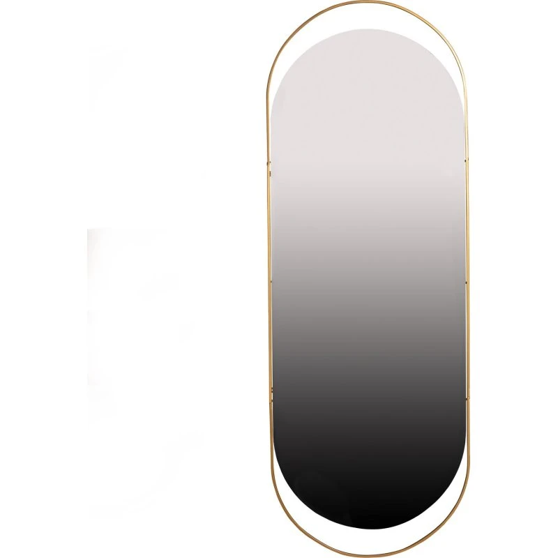 WOOOD Sanou Spejl Oval XL Antik Messing 168x60 cm