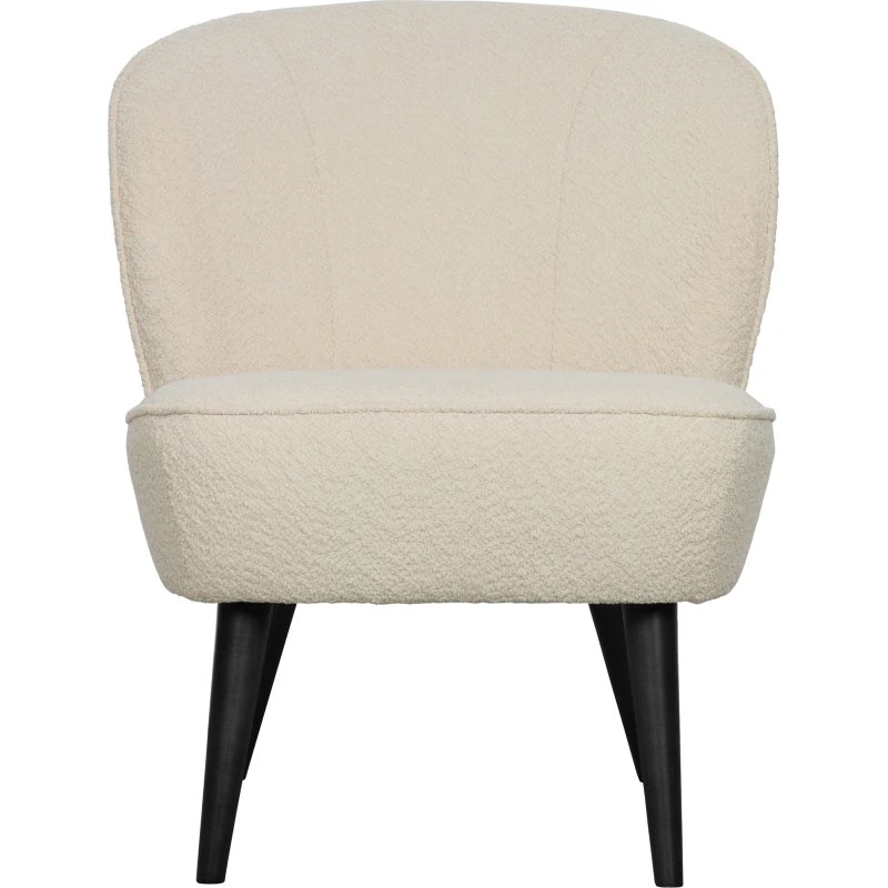 WOOOD Sara lænestol - Creme Bouclé