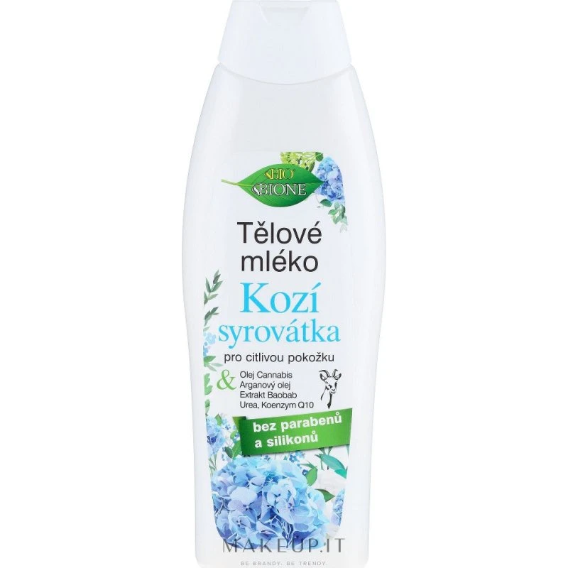 Bione Cosmetics Bodyserum med gedemælk til sensitiv hud, 500 ml