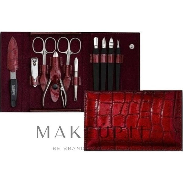 DuKaS Premium Line Solingen 252 Manicure sæt Bourgogne 10 stk
