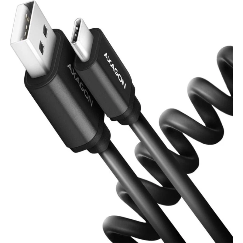 AXAGON USB-C til USB 2.0 kabel, 60cm, Sort