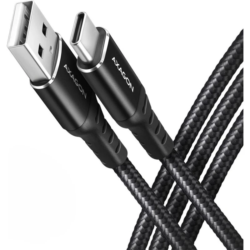 AXAGON USB 2.0 USB-C til USB-A kabel, 1.5m, Sort