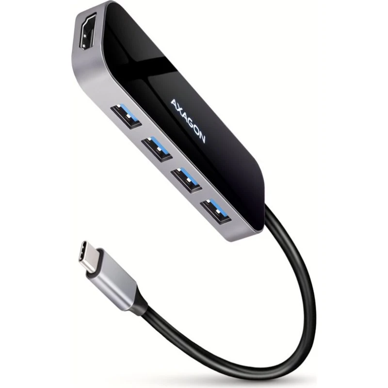 AXAGON HMC-6H4A USB-C 3.2 Hub - 6-i-1 med HDMI og Power Delivery