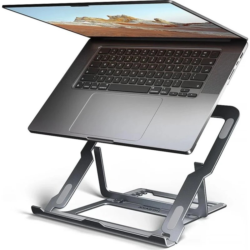 AXAGON Notebook- og tabletstander, 10-17,3 tommer, grå