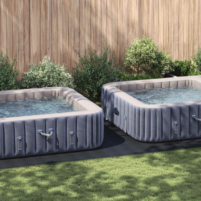 vidaXL Pool Bundark 750 x 372 x 0,1 cm - Sort Non-woven