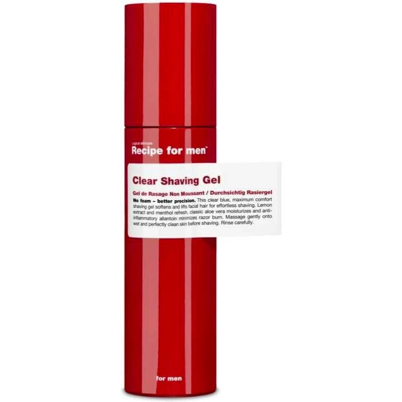 Recipe For Men Clear Shaving Gel 100 ml