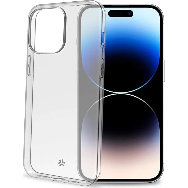 Celly Gelskin TPU Cover til iPhone 15 Pro - Gennemsigtig