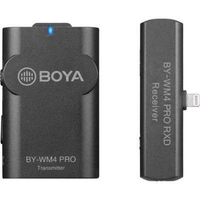 Boya WM4 PRO-K3 Trådløst mikrofonsæt til iPhone/iPad med Lightning