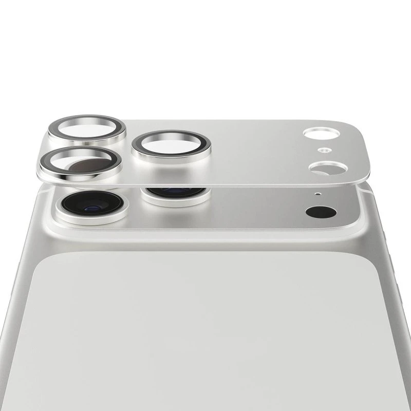 PanzerGlass Fender Kamerabeskyttelse til iPhone 17 Pro Max - Sølv