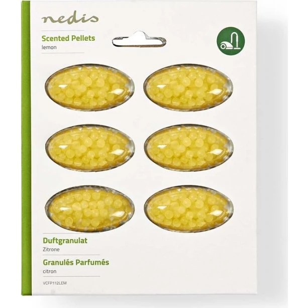 Nedis Duftkugler til støvsuger - Citron - 6 stk.