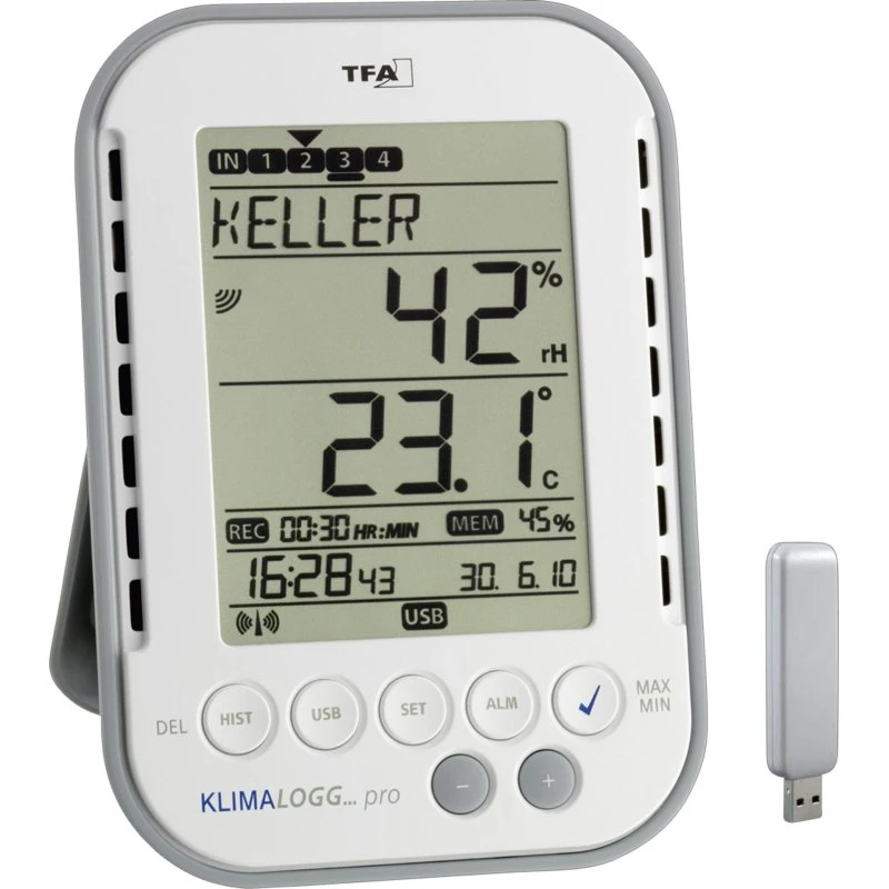TFA Proffesionel Thermo-Hygrometer KlimaLogg Pro