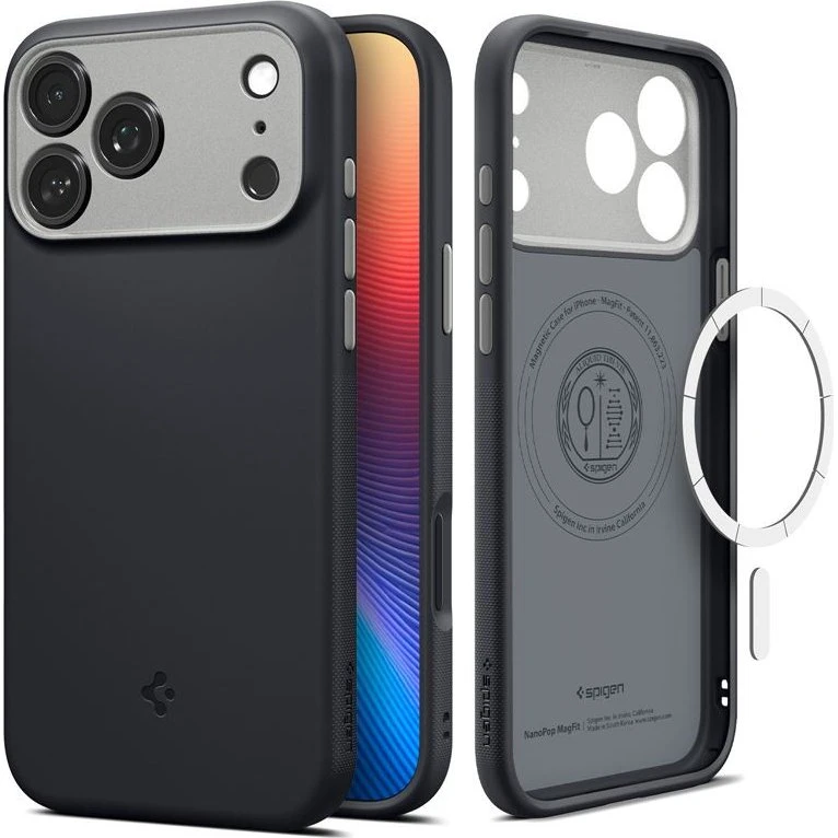 Spigen Nano Pop MagSafe til iPhone 17 Pro Max - Black Sesame