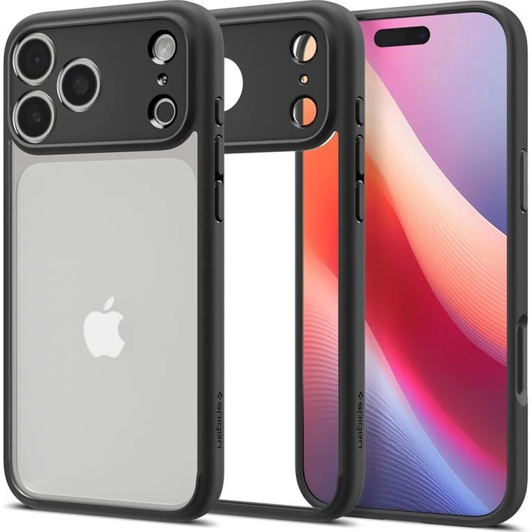 Spigen Ultra Hybrid Matte Black til iPhone 17 Pro