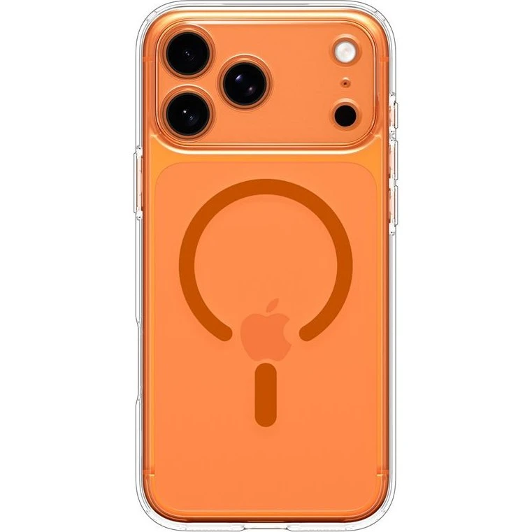 Spigen Ultra Hybrid MagSafe til iPhone 17 Pro Max - Clear Orange