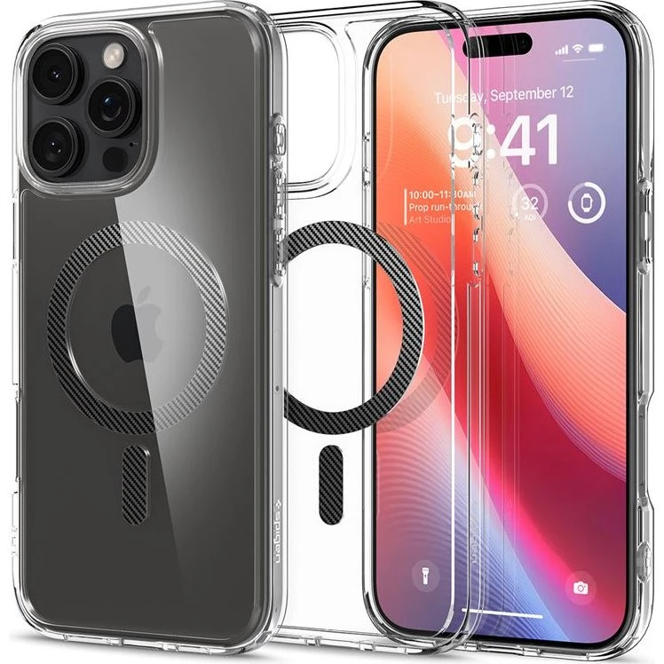 Spigen Ultra Hybrid MagSafe Carbon Fiber til iPhone 16 Pro Max