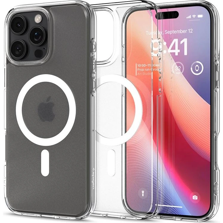 Spigen Ultra Hybrid MagSafe til iPhone 16 Pro Max - Frost Clear