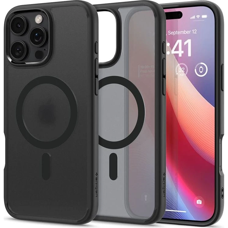 Spigen Ultra Hybrid MagSafe til iPhone 16 Pro Max - Frost Black