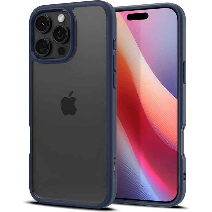 Spigen Ultra Hybrid Cover til iPhone 16 Pro - Navy Blue