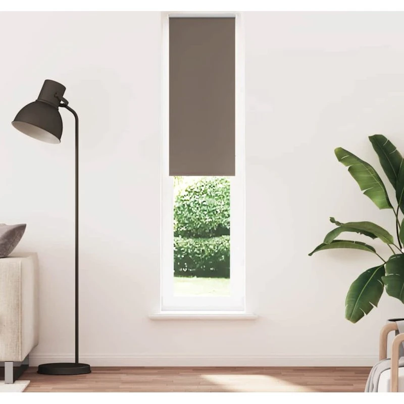 vidaXL rullegardin mørklægning 55x230 cm kaffefarvet polyester