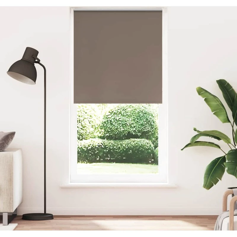 vidaXL Mørklægningsrullegardin 115x230 cm - Kaffefarvet